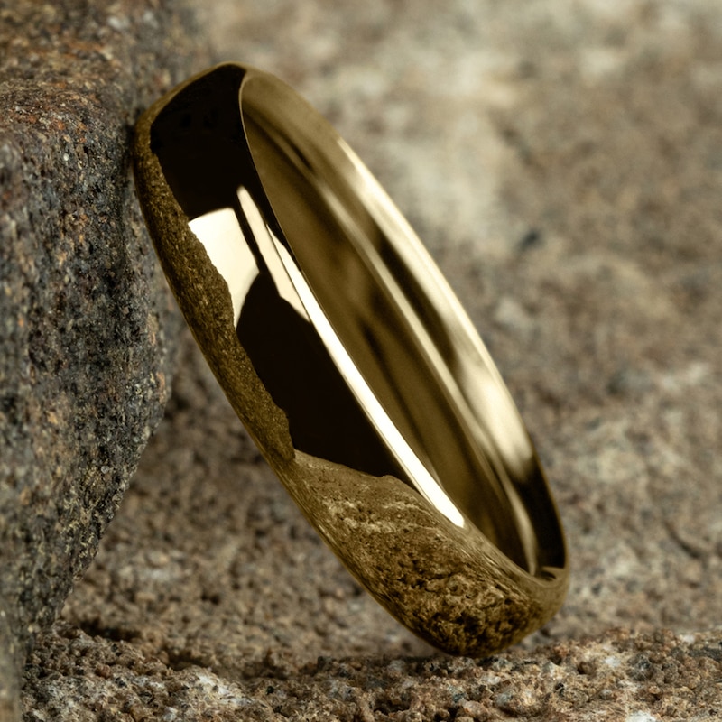 Main Image 4 of Wedding Band 10K Yellow Gold 4.5mm