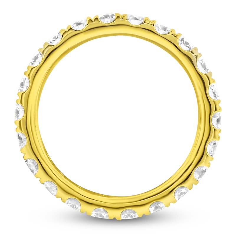 Main Image 2 of Certified Diamond Eternity Band 1-3/4 to 2-1/3 ct tw 14K Yellow Gold
