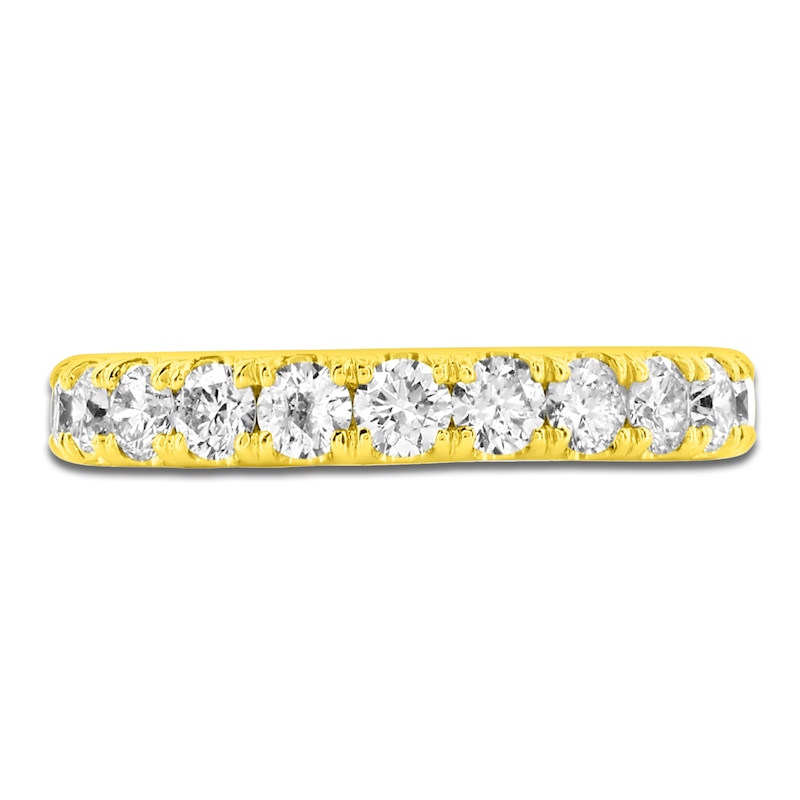 Main Image 3 of Certified Diamond Eternity Band 1-3/4 to 2-1/3 ct tw 14K Yellow Gold