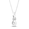 Thumbnail Image 2 of Captivate Diamond Necklace 1/4 ct tw 14K White Gold 18"
