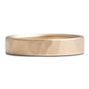 Thumbnail Image 3 of Men's Hammered Matte Wedding Band 14K Yellow Gold 5mm