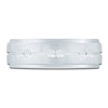 Thumbnail Image 3 of Men's Certified Diamond Satin Finish Wedding Band 1/5 ct tw 14K White Gold