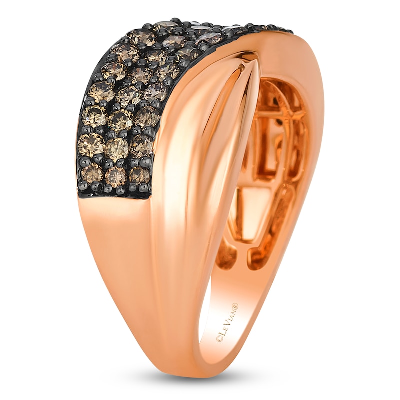 Main Image 3 of Le Vian Chocolatier Diamond Ring 7/8 ct tw 14K Strawberry Gold