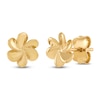 Thumbnail Image 2 of Flower Stud Earrings Solid 14K Yellow Gold