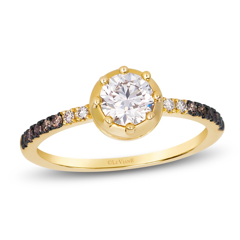Main Image 1 of Le Vian Georgian Collection Diamond Ring 7/8 ct tw 14K Honey Gold