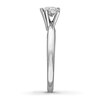 Thumbnail Image 3 of Diamond Solitaire Ring 1/2 carat Heart-Shaped 14K White Gold