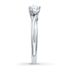 Thumbnail Image 3 of Solitaire Diamond Ring 3/8 ct tw Heart-cut 14K White Gold