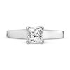 Thumbnail Image 2 of Diamond Solitaire Engagement Ring 3/4 ct tw Princess 14K White Gold (I1/I)