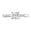 Thumbnail Image 2 of Diamond Solitaire Engagement Ring 3/4 ct tw Princess 14K White Gold (I1/I)