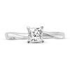 Thumbnail Image 2 of Diamond Solitaire Engagement Ring 1/2 ct tw Princess 14K White Gold (I1/I)