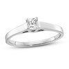 Thumbnail Image 0 of Diamond Solitaire Engagement Ring 1/4 ct tw Princess 14K White Gold (I1/I)
