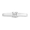 Thumbnail Image 2 of Diamond Solitaire Engagement Ring 1/4 ct tw Princess 14K White Gold (I1/I)