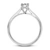 Thumbnail Image 1 of Diamond Solitaire Engagement Ring 1/3 ct tw Cushion 14K White Gold (I1/I)