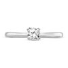 Thumbnail Image 2 of Diamond Solitaire Engagement Ring 1/3 ct tw Cushion 14K White Gold (I1/I)