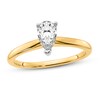 Thumbnail Image 0 of Diamond Solitaire Engagement Ring 3/4 ct tw Pear-shaped 14K Two-Tone Gold (I1/I)