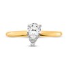 Thumbnail Image 2 of Diamond Solitaire Engagement Ring 3/4 ct tw Pear-shaped 14K Two-Tone Gold (I1/I)
