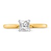 Thumbnail Image 2 of Diamond Solitaire Engagement Ring 1/2 ct tw Princess 14K Two-Tone Gold (I1/I)