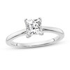 Thumbnail Image 0 of Diamond Solitaire Engagement Ring 3/4 ct tw Princess-cut 14K White Gold (I1/I)