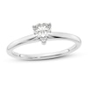 Thumbnail Image 0 of Diamond Solitaire Engagement Ring 1/2 ct tw Heart 14K White Gold (I1/I)