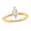 Thumbnail Image 0 of Diamond Solitaire Engagement Ring 3/8 ct tw Marquise 14K Two-Tone Gold (I1/I)