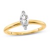 Thumbnail Image 0 of Diamond Solitaire Engagement Ring 3/8 ct tw Marquise 14K Two-Tone Gold (I1/I)