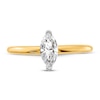 Thumbnail Image 2 of Diamond Solitaire Engagement Ring 3/8 ct tw Marquise 14K Two-Tone Gold (I1/I)