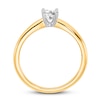 Thumbnail Image 1 of Diamond Solitaire Engagement Ring 3/8 ct tw Oval 14K Two-Tone Gold (I1/I)