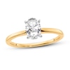 Thumbnail Image 0 of Diamond Solitaire Engagement Ring 3/4 ct tw Oval 14K Two-Tone Gold (I1/I)