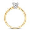 Thumbnail Image 2 of Diamond Solitaire Engagement Ring 3/4 ct tw Oval 14K Two-Tone Gold (I1/I)