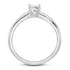 Thumbnail Image 1 of Diamond Solitaire Engagement Ring 1/2 ct tw Oval 14K White Gold (I1/I)