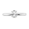 Thumbnail Image 2 of Diamond Solitaire Engagement Ring 1/2 ct tw Oval 14K White Gold (I1/I)