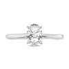 Diamond Solitaire Engagement Ring 3/4 ct tw Oval 14K White Gold (I1/I)
