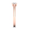 Thumbnail Image 2 of Diamond Solitaire Ring 1/2 ct tw Princess-cut 14K Rose Gold (SI2/I)