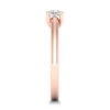 Thumbnail Image 1 of Diamond Solitaire Ring 1/3 ct tw Princess-cut 14K Rose Gold (SI2/I)