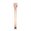 Thumbnail Image 2 of Diamond Solitaire Ring 1/3 ct tw Princess-cut 14K Rose Gold (SI2/I)