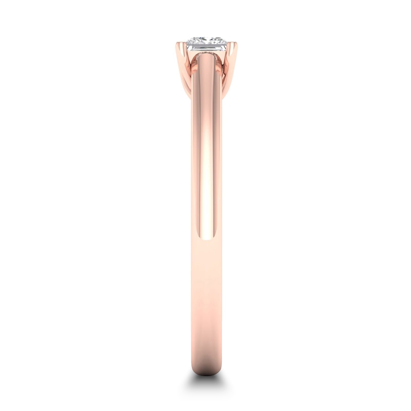 Diamond Solitaire Ring 1/4 ct tw Princess-cut 14K Rose Gold (SI2/I)