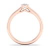 Thumbnail Image 2 of Diamond Solitaire Ring 1/4 ct tw Princess-cut 14K Rose Gold (SI2/I)