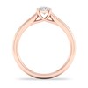 Thumbnail Image 3 of Diamond Solitaire Ring 1/2 ct tw Oval-cut 14K Rose Gold (SI2/I)