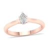 Thumbnail Image 1 of Diamond Solitaire Ring 1/3 ct tw Pear-shaped 14K Rose Gold (SI2/I)