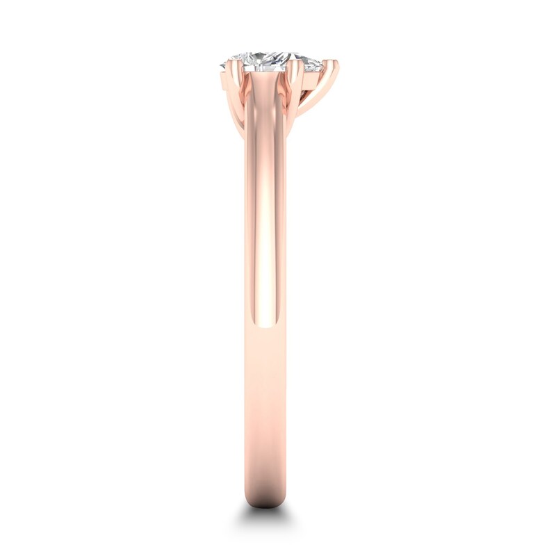 Main Image 2 of Diamond Solitaire Ring 1/4 ct tw Pear-shaped 14K Rose Gold (SI2/I)