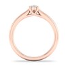 Thumbnail Image 3 of Diamond Solitaire Ring 1/4 ct tw Pear-shaped 14K Rose Gold (SI2/I)
