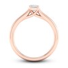 Thumbnail Image 3 of Diamond Solitaire Ring 1/2 ct tw Emerald-cut 14K Rose Gold (SI2/I)