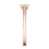 Thumbnail Image 2 of Diamond Solitaire Ring 1/4 ct tw Emerald-cut 14K Rose Gold (SI2/I)