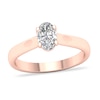 Thumbnail Image 0 of Diamond Solitaire Ring 3/4 ct tw Oval-cut 14K Rose Gold (SI2/I)