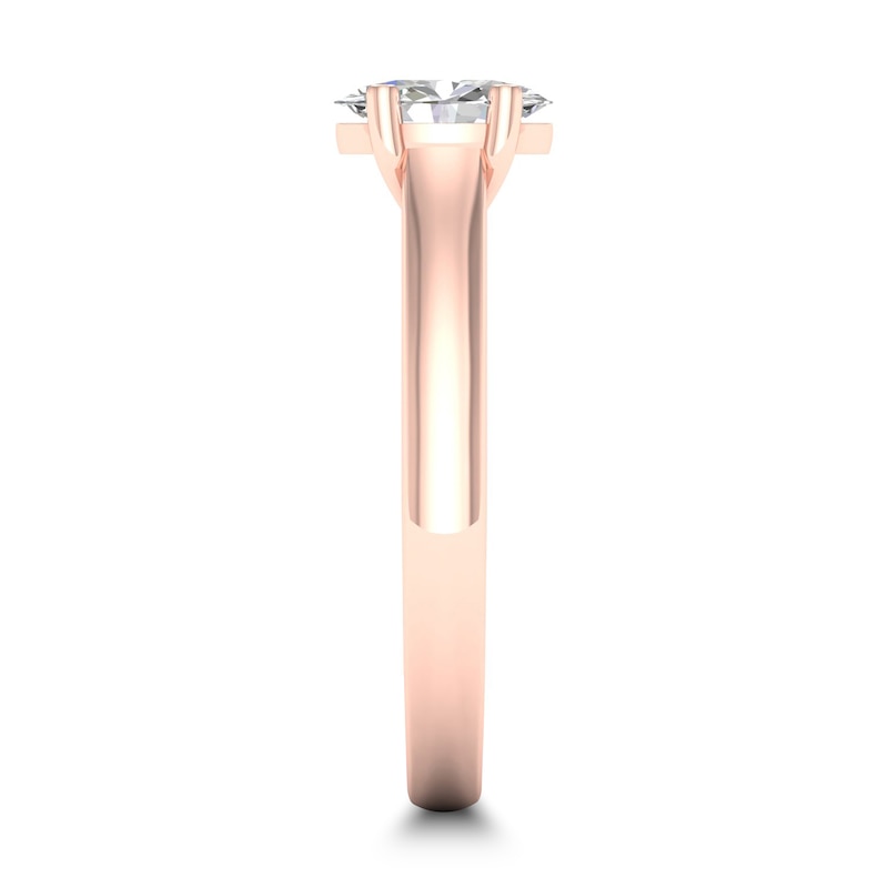 Diamond Solitaire Ring 3/4 ct tw Oval-cut 14K Rose Gold (SI2/I)