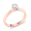 Thumbnail Image 3 of Diamond Solitaire Ring 3/4 ct tw Oval-cut 14K Rose Gold (SI2/I)