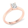 Thumbnail Image 3 of Diamond Solitaire Ring 3/4 ct tw Emerald-cut 14K Rose Gold (SI2/I)