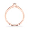Thumbnail Image 3 of Diamond Solitaire Ring 1/6 ct tw Princess-cut 14K Rose Gold (SI2/I)