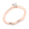 Thumbnail Image 4 of Diamond Solitaire Ring 1/6 ct tw Princess-cut 14K Rose Gold (SI2/I)