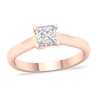 Thumbnail Image 1 of Diamond Solitaire Ring 1 ct tw Princess-cut 14K Rose Gold (SI2/I)